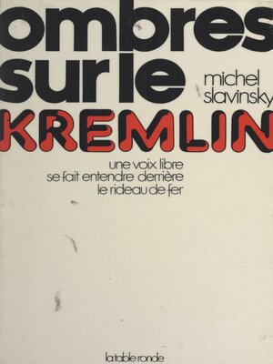 cover image of Ombres sur le Kremlin